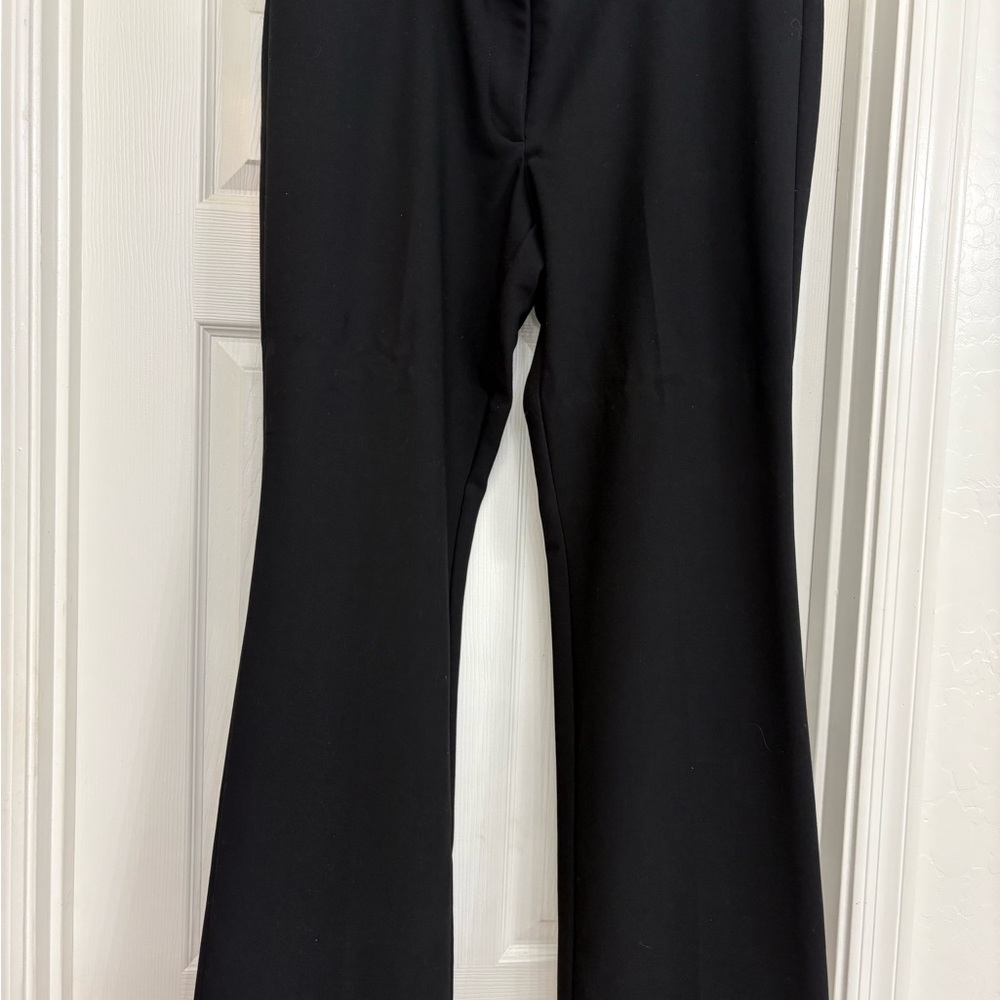 LOFT Black Stretch Boot Cut Pants